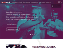 Tablet Screenshot of bodamusic.com